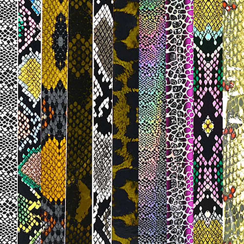 MNFT 10 unids/pack señuelo de escamas de pescado película de papel láser de colores ninguna plantilla de pegatina cebo duro DIY accesorios de señuelo de pesca - imagen 3