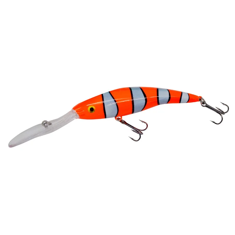 Señuelo de pesca de lengua larga, tablero de buceo Minnow Zibra, raya 14g, 13,5 cm, señuelos artificiales de plástico, Lote de 3 piezas, venta - imagen 2
