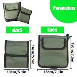 Organizador de aparejos de pesca de hojas sueltas grande/pequeño: almacenamiento multibolsillo para líneas y señuelos, portátil para pesca de carpa/carretera/de costa