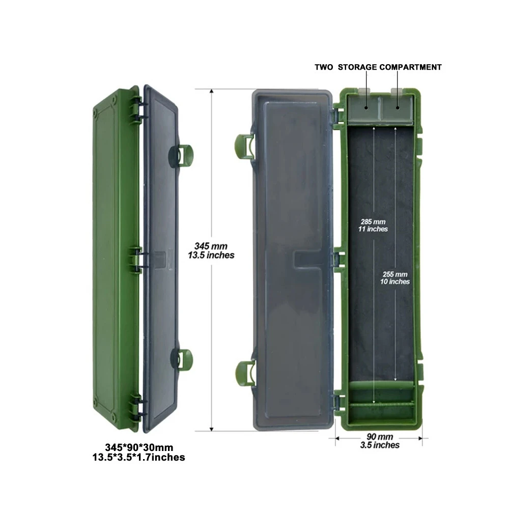 Caja de aparejos de Terminal de pesca de carpa, aparejo de pelo de pesca, caja de almacenamiento de gancho, línea de gancho, accesorios de herramientas de pesca, caja organizadora - imagen 5