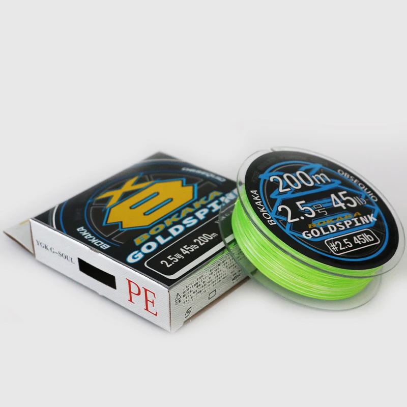 Línea de pesca japonesa trenzada de PE, sedal de calidad SUPER JIGMAN, YGK-BRAID X8, 150m/200m, 14LB, 16LB, 80LB, 90LB - imagen 4