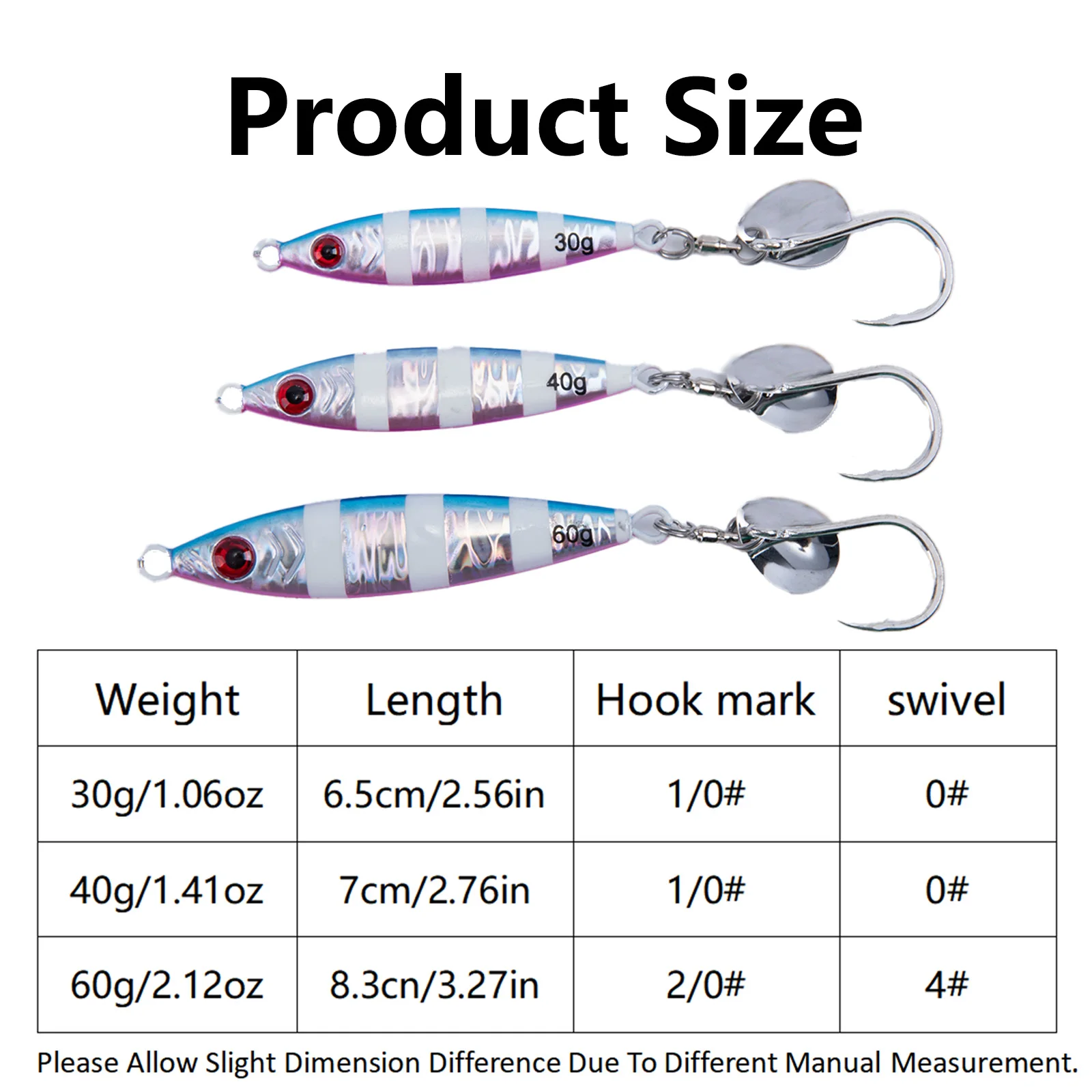 Goture 30g 40g 60g señuelo VIB de Metal 10 unids/set Spinner hundimiento cuchara giratoria Pin Crankbait lentejuelas cebos aparejos de pesca 2025New - imagen 2