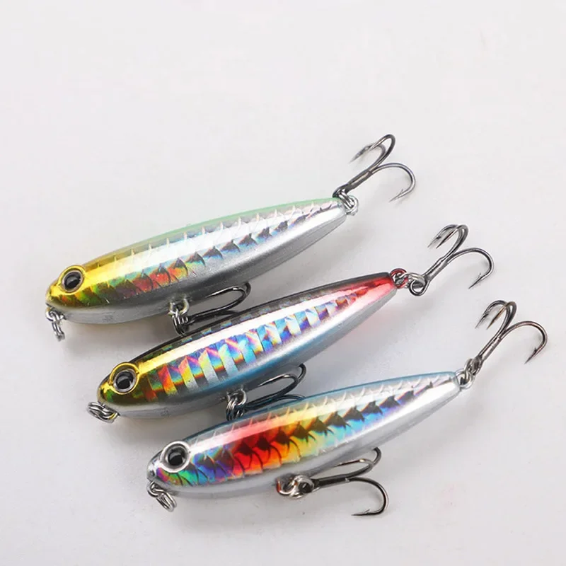 Nuevo 2,8g Mini Wobblers lápiz flotante Isca señuelo de Pesca Artificial cebo duro plástico Crankbait lubina Japón Pesca caminar perro - imagen 4