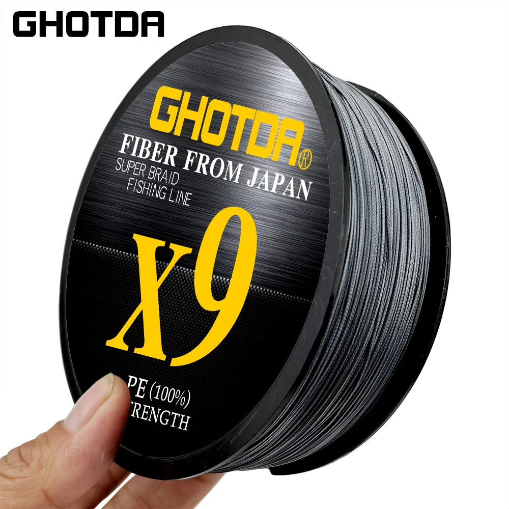 GHOTDA-accesorios de viaje para pesca, Sedal trenzado de PE multifilamento para pesca en agua salada y dulce, 100M, 13,2-99lb, X9 - imagen 3