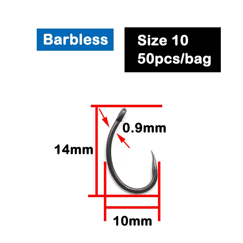 Barbless-Size 10