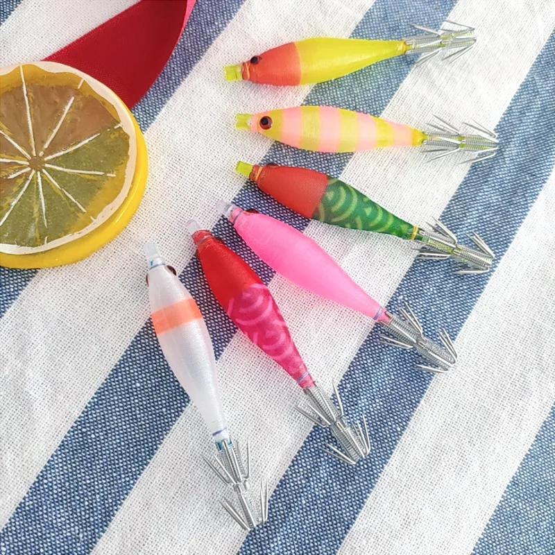 Yamashita-anzuelo de calamar de edición limitada, ruta de pesca de calamar, cebo falso subluminoso, rollo de tela, 7cm, 1 paquete - imagen 3
