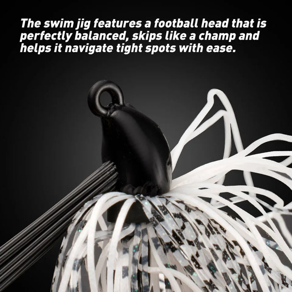 WALK FISH Jig Hook Bait 7g 10g 14g Spinner cebos señuelo de pesca sin malezas Buzzbait Wobbler para lubina Pike Walleye Fish Chatterbait - imagen 5