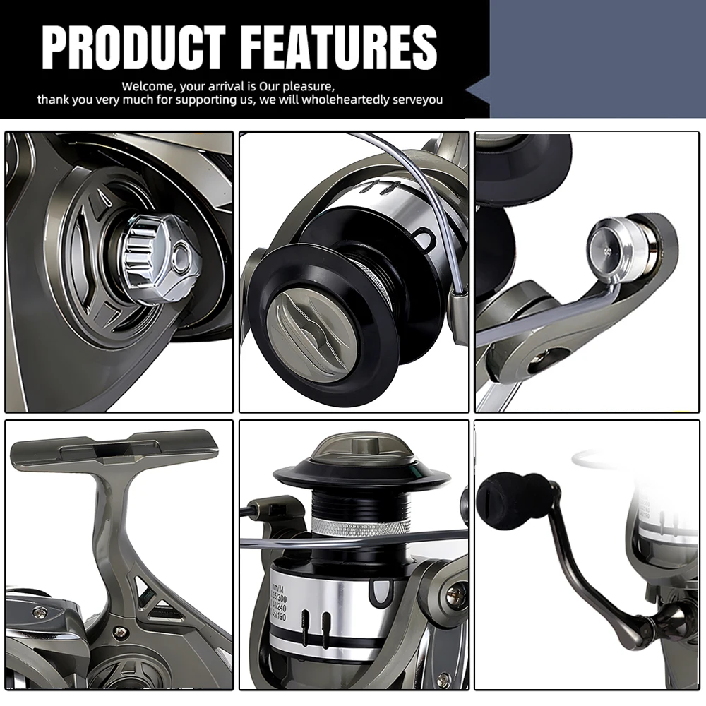 Experimente una pesca sin costura con nuestro carrete avanzado y confiable