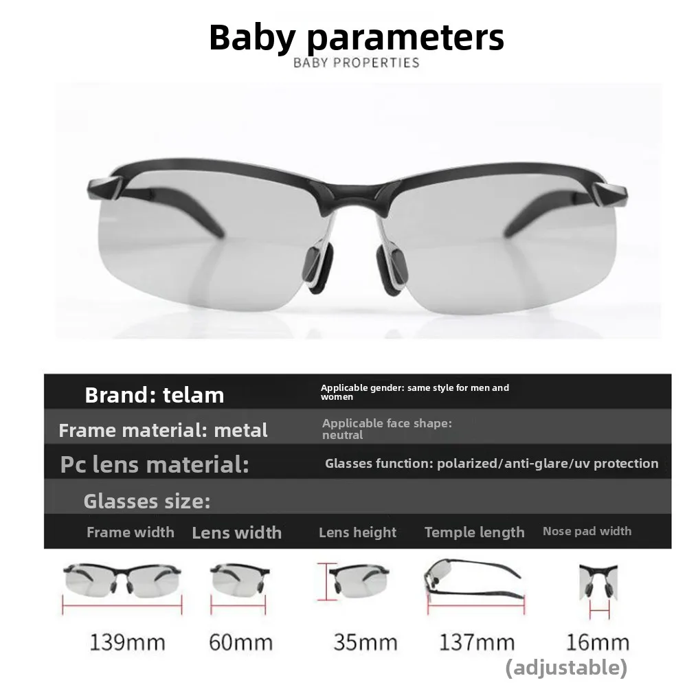 Gafas de sol polarizadas con montura negra