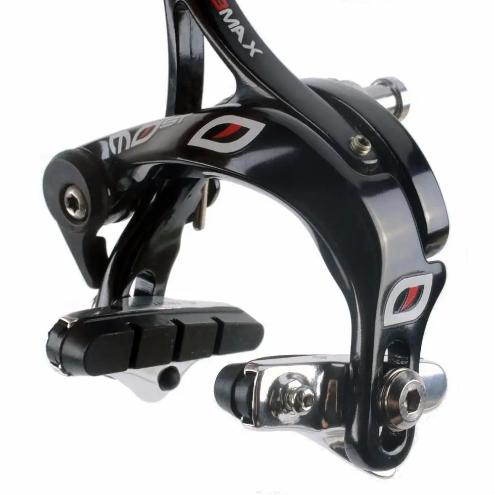 Bloque de freno de bicicleta de carretera de aleación de aluminio, pieza de bloque de freno silencioso fijo Cog, guía de agua, accesorios de bicicleta de goma - imagen 2