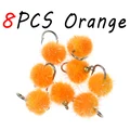 B 8PCS Orange