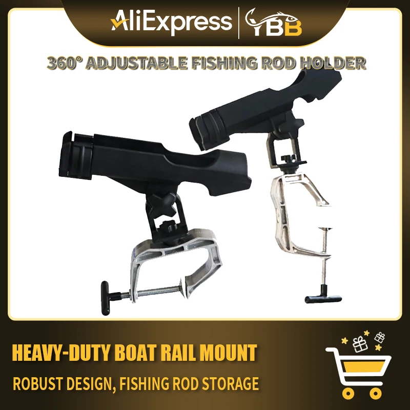 Soporte Válvula Barco Pesca – Aluminio Negro Anticorrosión