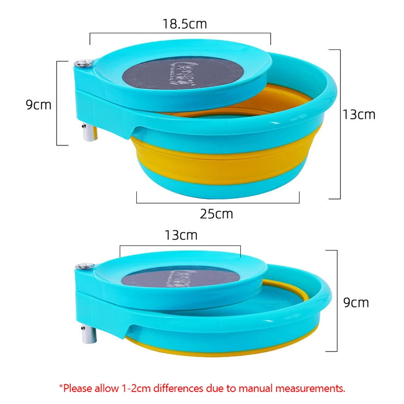 Bandeja de cebo de pesca plegable grande, herramienta de equipo de pesca de silicona, caja organizadora, caja de almacenamiento de placa de señuelo de pesca de carpa, lavabo XA124G - imagen 4