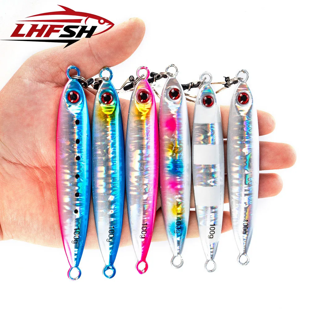 Jig Metálico LHFSH con Sonajero – Jigging en Costa para Lubina - imagen 2