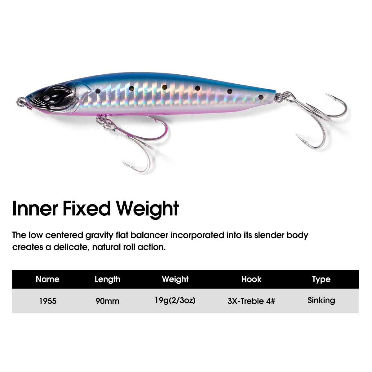 NOEBY Stickbait hundible – Señuelo artificial para pesca de lucio - imagen 2