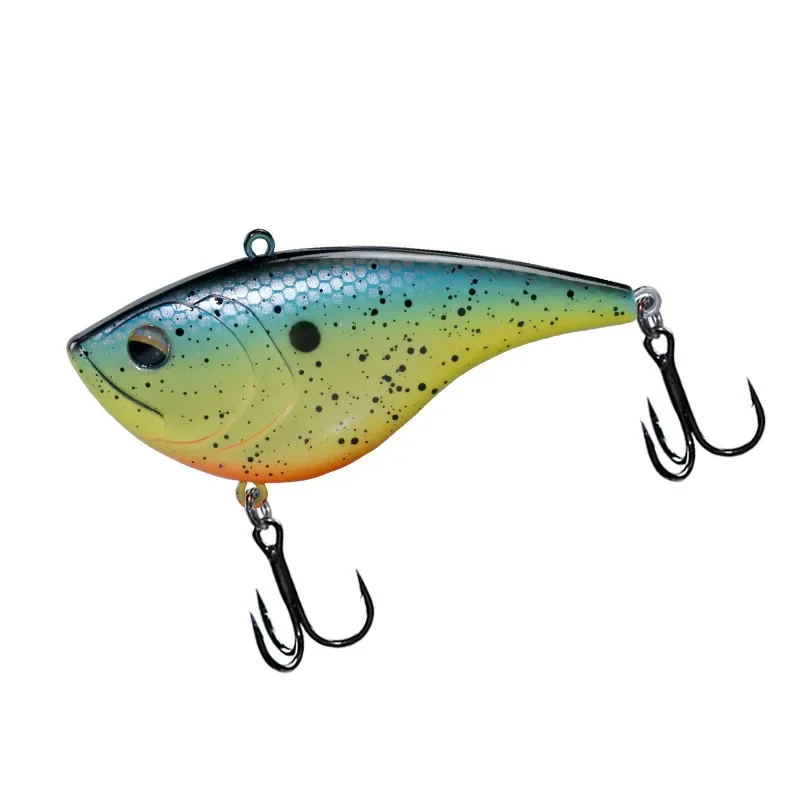 MUKUN 80S vibración 80mm 21g fundición larga hundimiento señuelo de pesca VIB pesca de invierno cebo duro sin labios para Lucio Bass - imagen 5