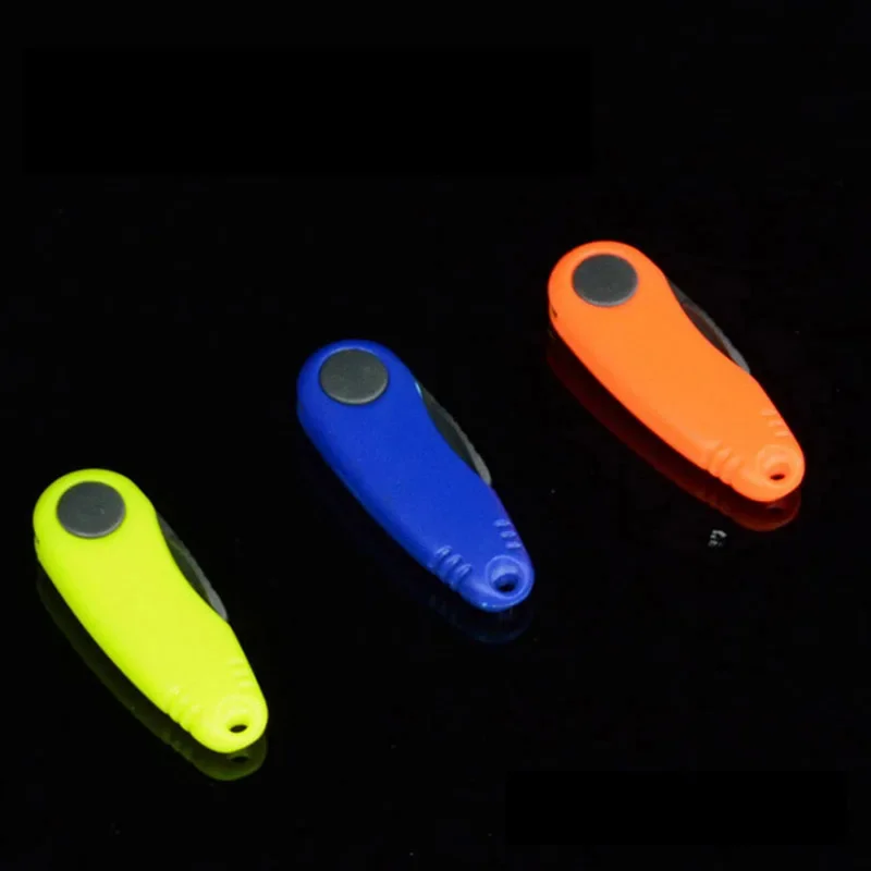 Tijeras multifuncionales 7,5*3,1 cm tijeras de acero inoxidable para uso de peces cortadora plegable tijera de pesca aparejos de pesca A318 - imagen 3