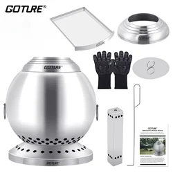 Goture Hornillo esférico 360° – Estufa portátil para pesca y acampada