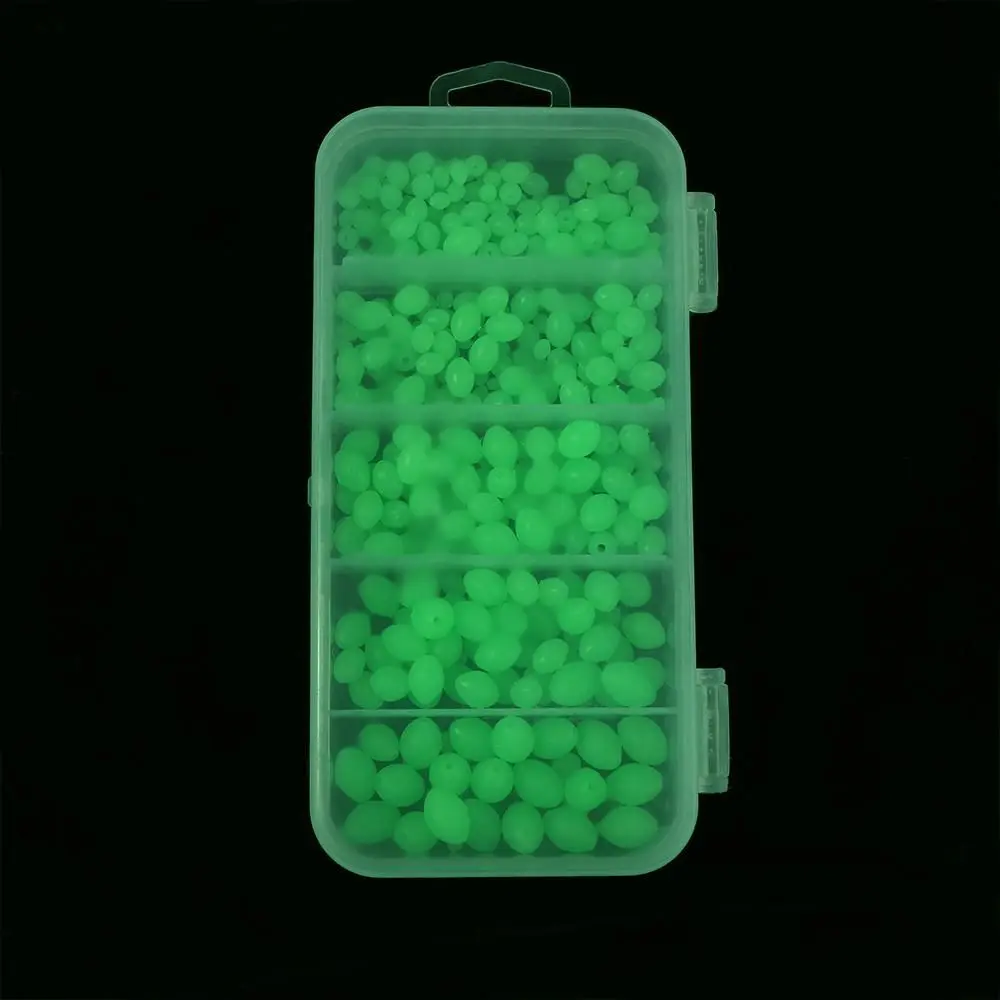 Tapón de aparejos de pesca que brilla en la oscuridad, cebo con cuentas brillantes para fregadero, cuentas luminosas para pesca, cuentas verdes, aparejos de señuelo de pesca - imagen 3