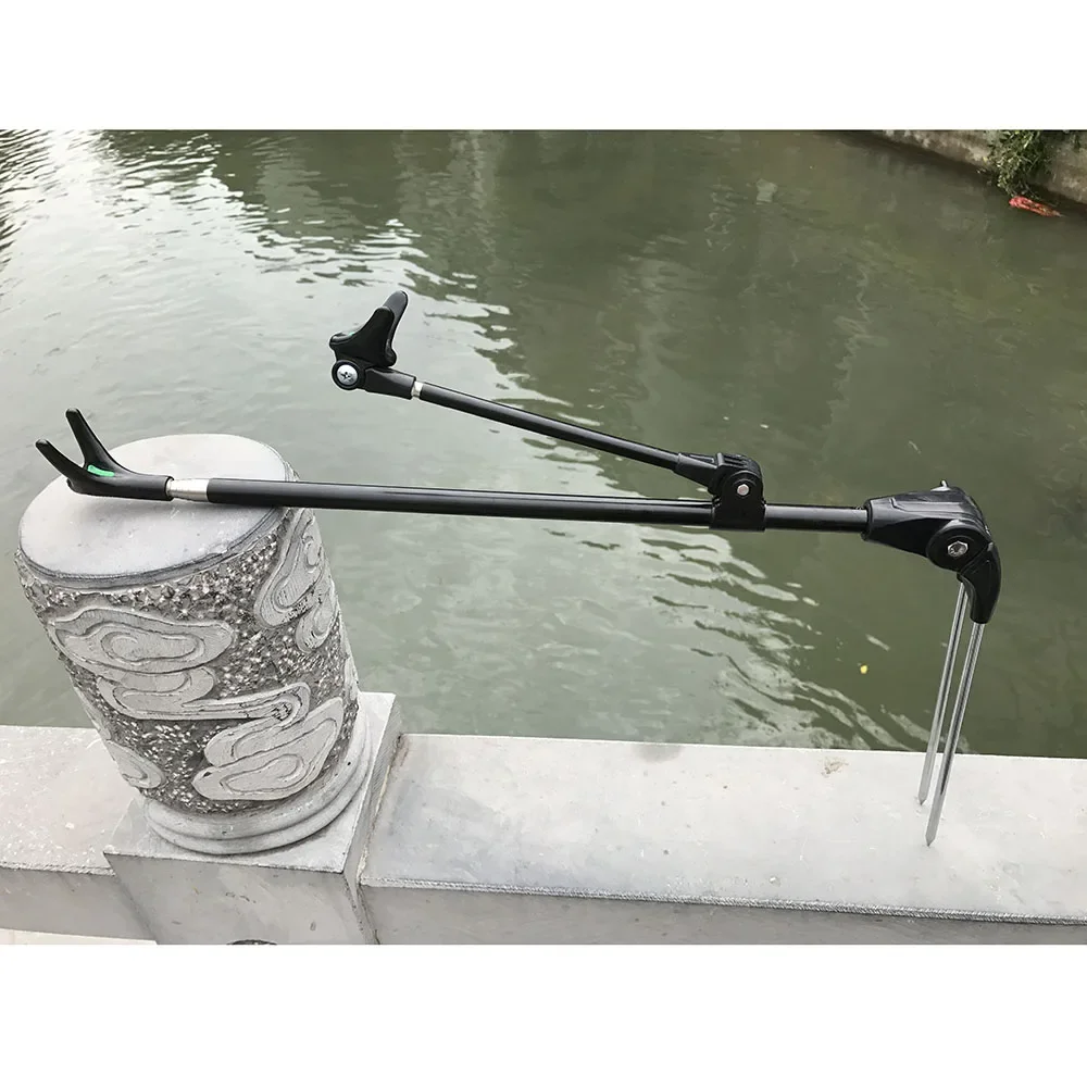 Soporte de caña de pescar ajustable, soporte de poste de pescado, banco de tierra, soporte de estante, señuelo de peso ligero, equipo al aire libre, nuevo - imagen 3