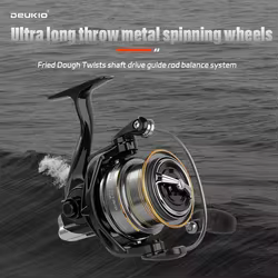 Carrete Surf Casting DEUKIO 4500-8500 – Tiro largo, 18 lb arrastre