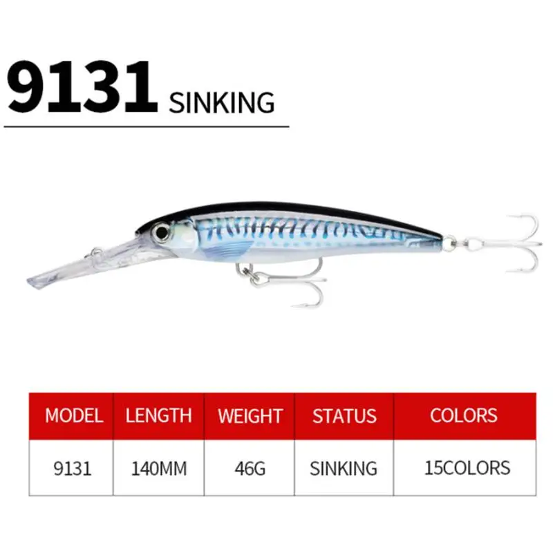 Shynapack 14cm 46g sistema de peso súper magnético fundición larga nuevo modelo Señuelos de pesca cebo duro 2019 calidad wobblers minnow - imagen 2