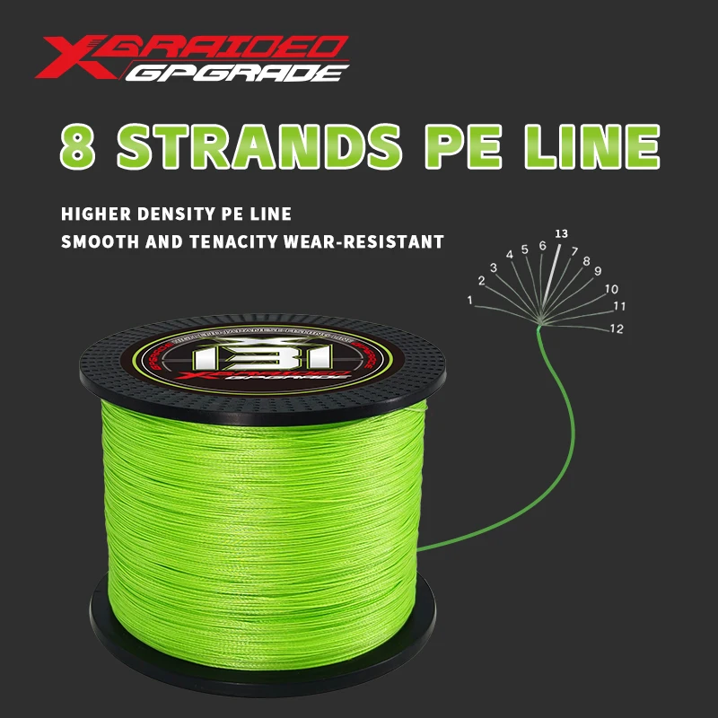 YGK G-Soul X131 PE Trenzada multifilamento – Línea para mar y carpa - imagen 2