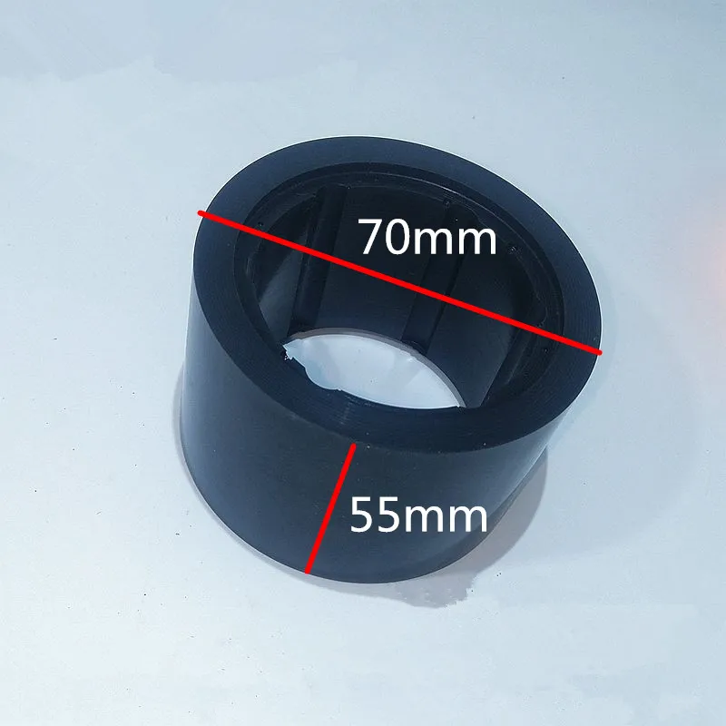 Black Orange 70mm 90mm Electric Skateboard Hub Motor PU Tire Skin Separately removable Replacement Skate Board Accessories - imagen 4