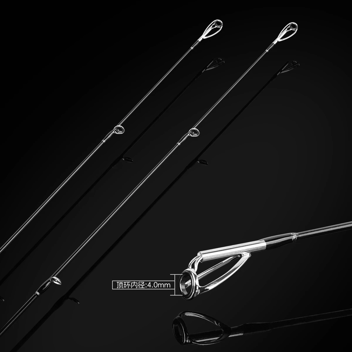 Caña de spinning HeiYing MH – Carbono portátil para pesca en mar - imagen 3