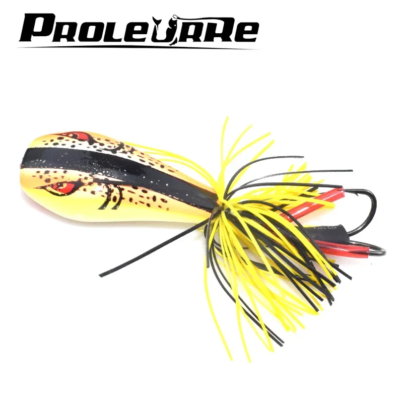 1 unidad de 9cm 9,2g ranas Topwater cebos duros artificiales Pesca de lubina carpa señuelos buena Pesca de invierno señuelos de rana Pesca - imagen 2
