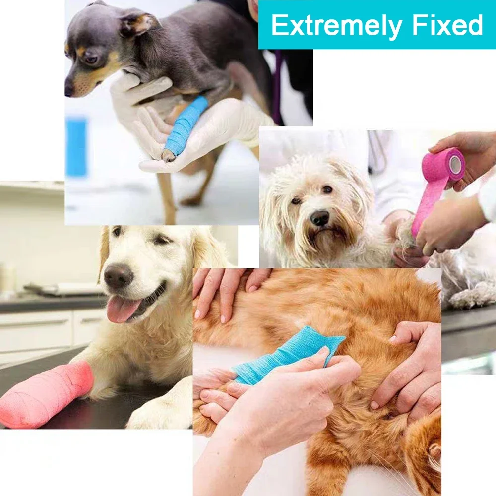 Vendaje elástico autoadhesivo, tatuaje deportivo, cinta de kinesiología cohesiva transpirable, elastoplast para lesiones, dedo, muñeca, tobillo - imagen 4