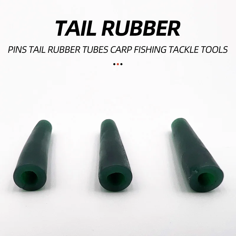 Herramientas de pesca de seguridad para carpa, Clip de plomo, gomas traseras, Kit de manga de tubo, aparejos de pesca de carpa, 20 piezas - imagen 3