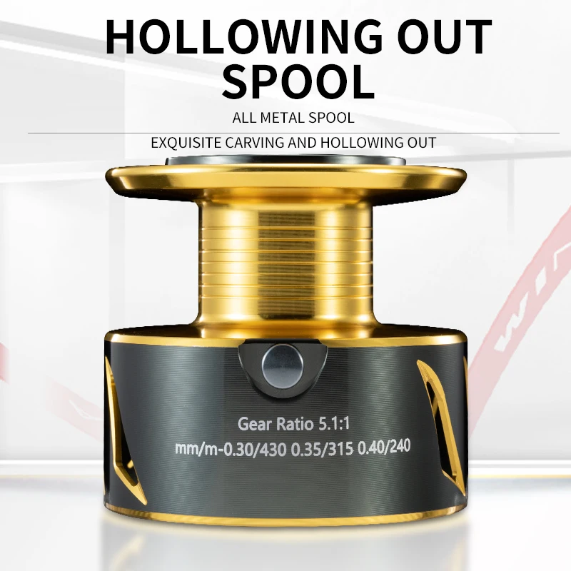 Carrete giratorio Rooblinos SW, carrete de Surf ultraligero de fibra de carbono, arrastre máximo de 18kg, rueda de pesca de agua dulce y salada, carretes de aparejos - imagen 4