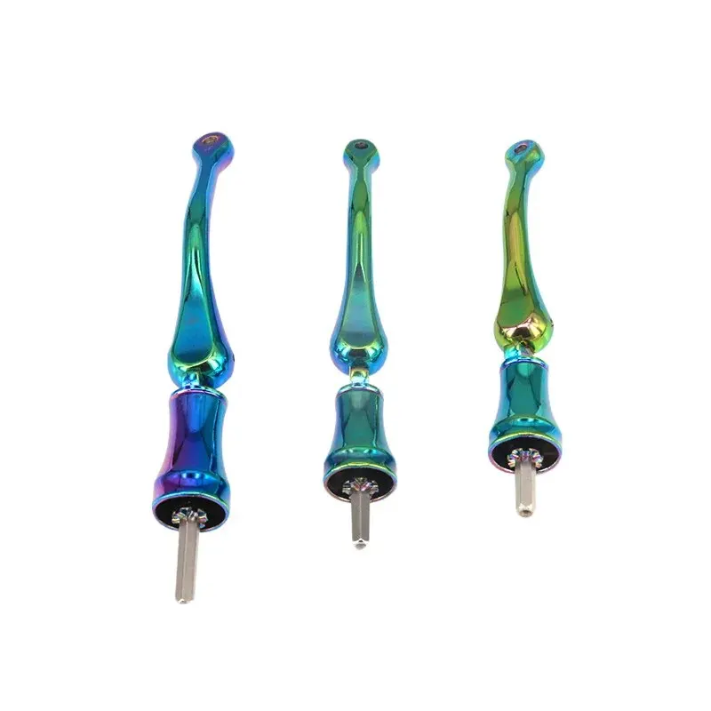 Brazo basculante modificado para entusiastas de la pesca, Material aeronáutico, balancín Hexagonal colorido, mango modificado, novedad de 2024 - imagen 4