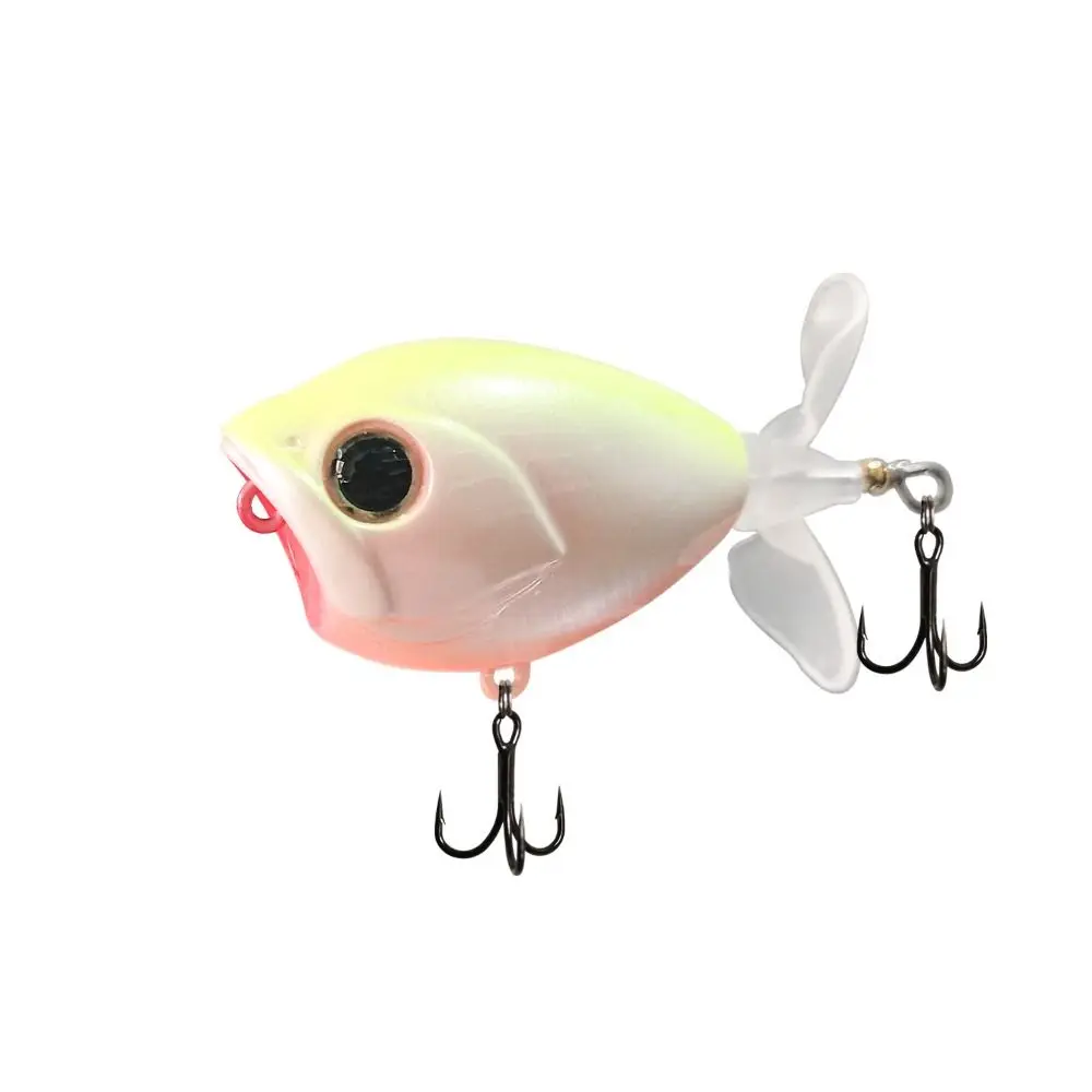 Warbler Popper Topwater con cola giratoria y hélice - imagen 2