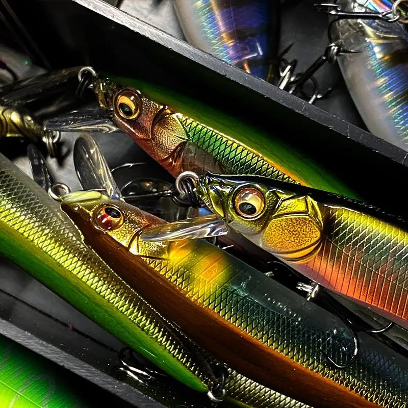 Cebo falso japonés original suspendido Mino ONETEN JR de largo alcance Seabass Luya 10,5g