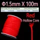 1.5mm X 100m Red