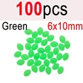 100pcs Green 6x10