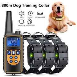 Collar de adiestramiento para perros digital con control remoto 800 m