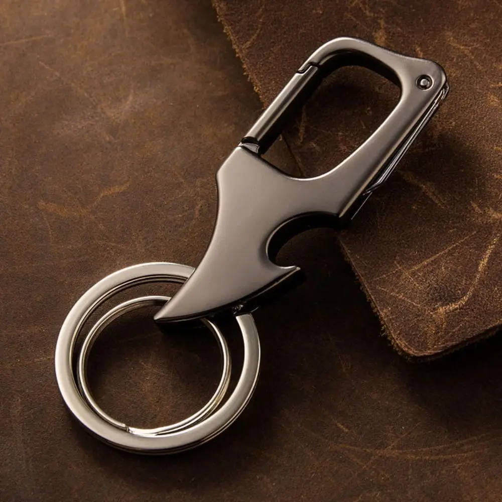 Llavero de coche plegable Mini llavero plegable Mini abridor de botellas de metal con llaveros 2 en 1 llavero clásico para hombres - imagen 5