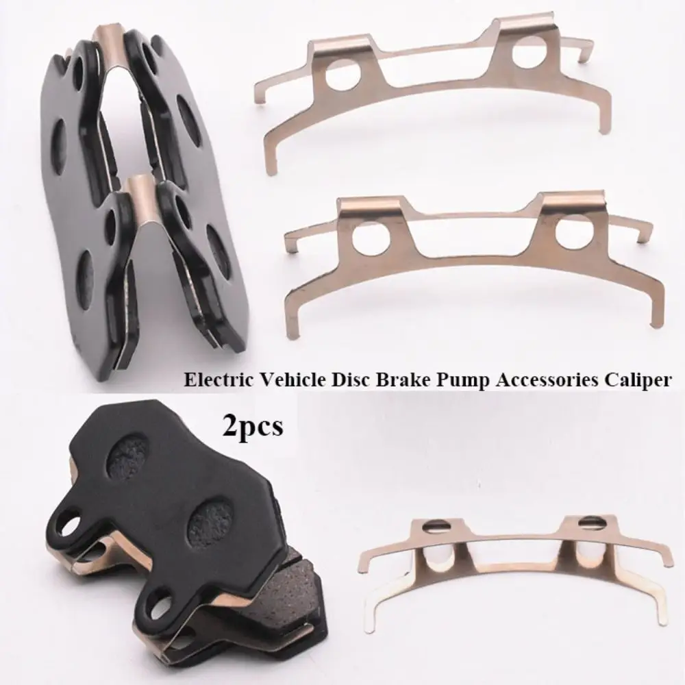 Bomba de freno de disco de acero, resorte de Color plateado duradero, separador automático, pastilla de freno, resorte, accesorios para vehículos eléctricos, 2 uds. - imagen 3