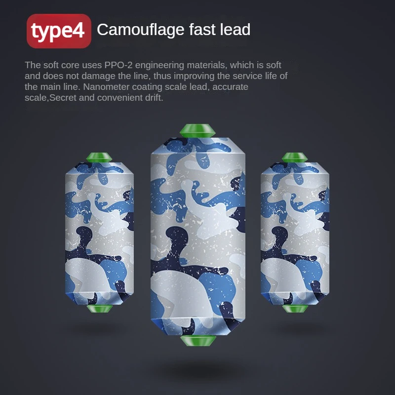 30 Uds. De plomo de pesca combinado, 1,5g-5,0g, plomo, regla de pesca, juego de plomo, reemplazo rápido, accesorios de pesca, aparejos al por mayor - imagen 3