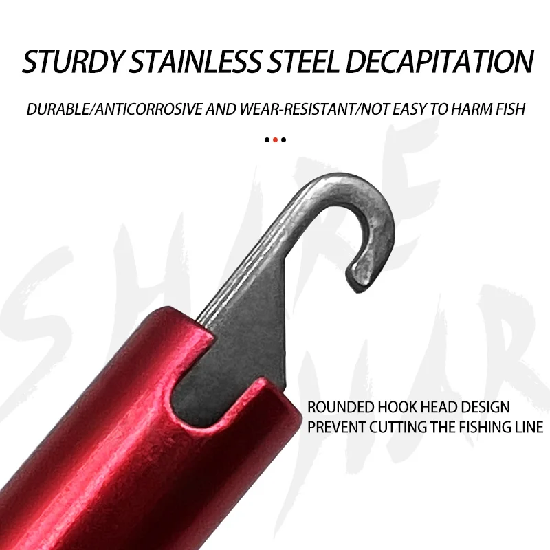 Herramientas de pesca, herramientas portátiles para quitar anzuelos, Extractor de anzuelos de aluminio - imagen 4