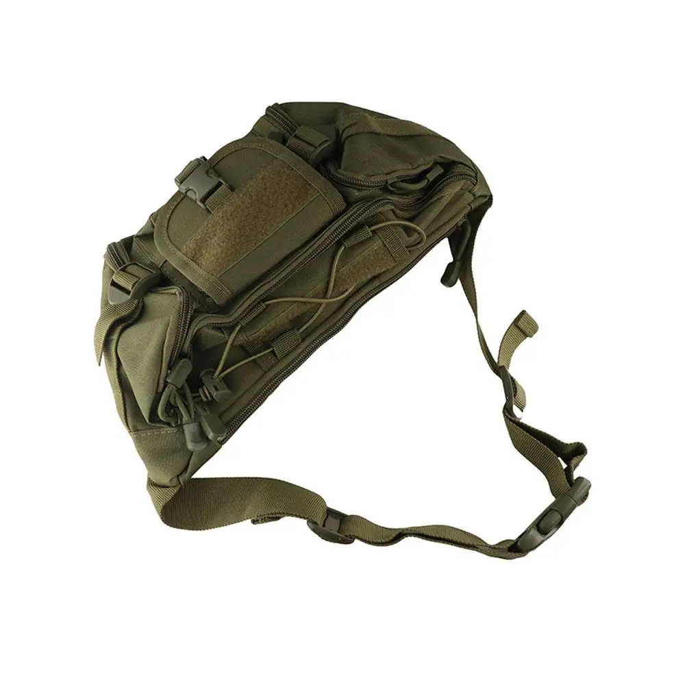 Riñonera de tela Oxford impermeable de gran capacidad para hombre, bolsa Molle duradera, multifuncional, cinturón de escalada, senderismo - imagen 3