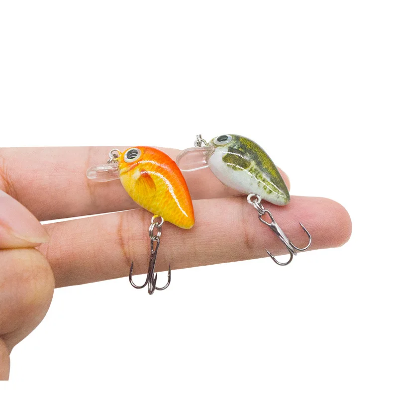 Mini pececillo de hundimiento lento, señuelo de Pesca de 2,8 cm y 2,0g, Wobblers Crankbaits Jerkbait, perca, carpa, trucha, Señuelos de Pesca - imagen 2