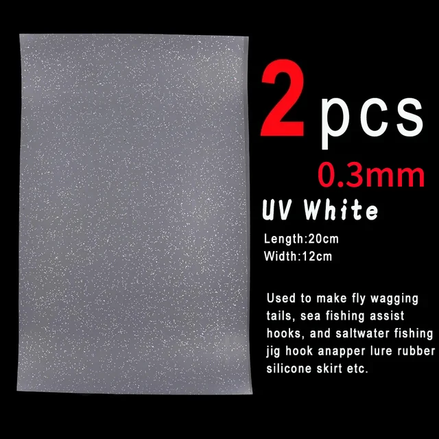 2pcs White 0.3mm