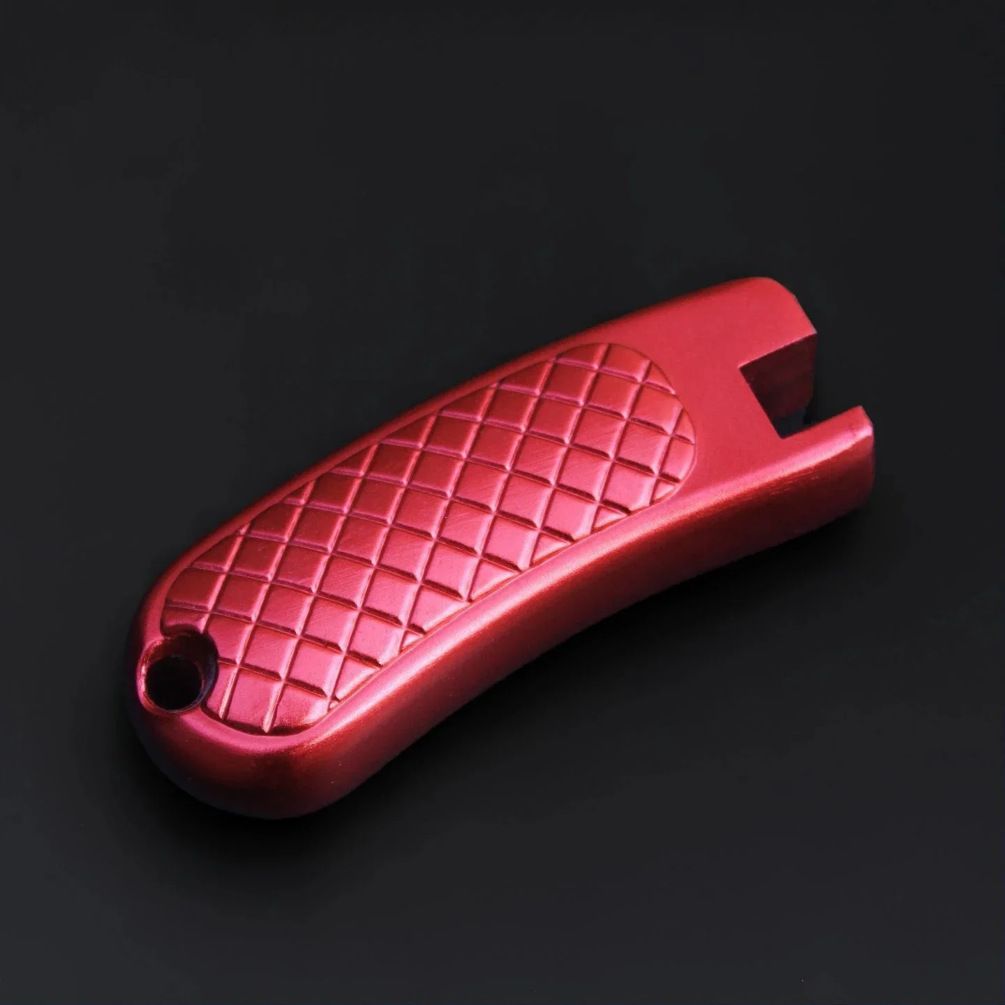 Empuñadura Tirachinas Aluminio Rojo – Accesorio DIY Adultos