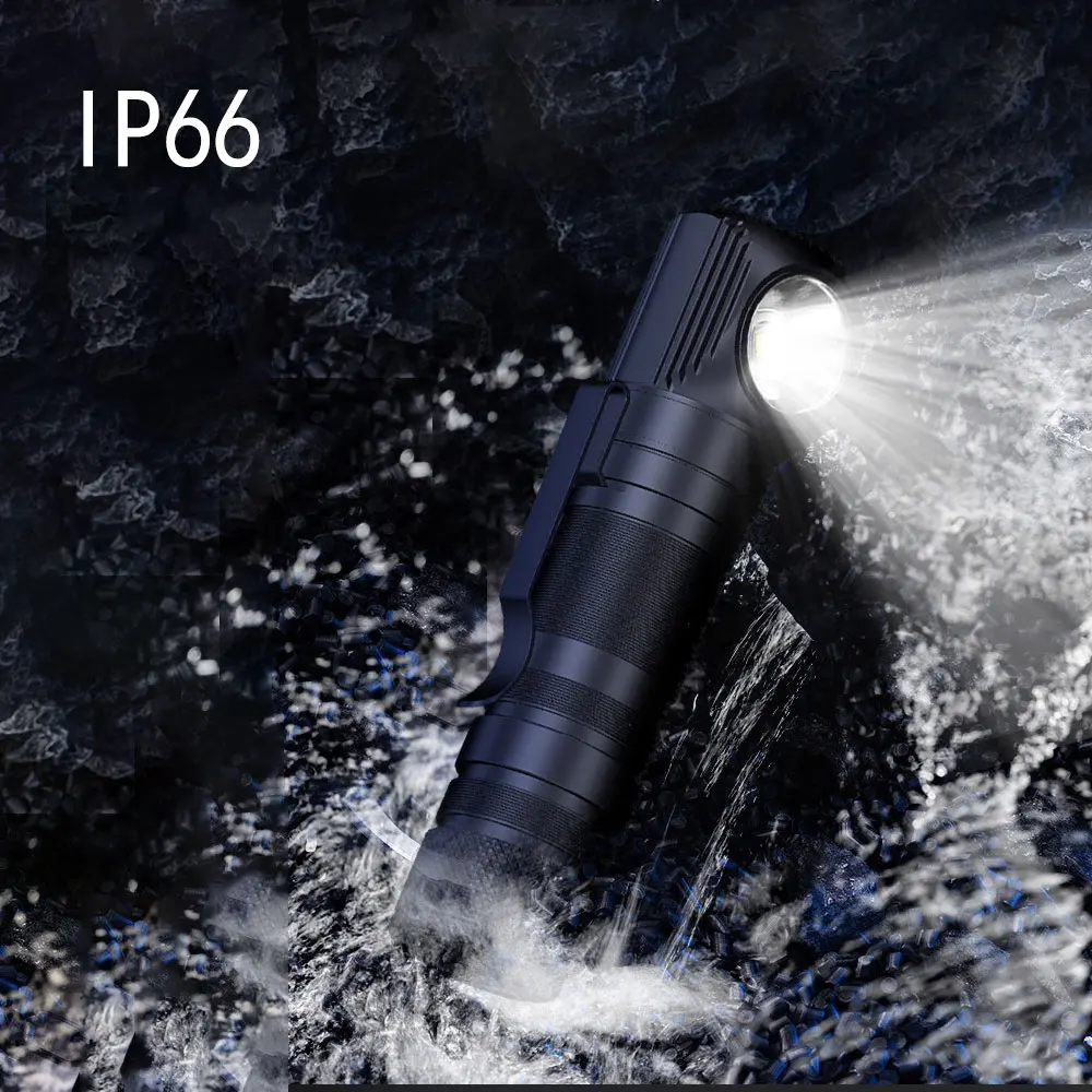 Faro de carga magnética 18650 SST40 LED linterna de noche lámpara de luz de memoria con indicador de potencia imán trasero - imagen 5