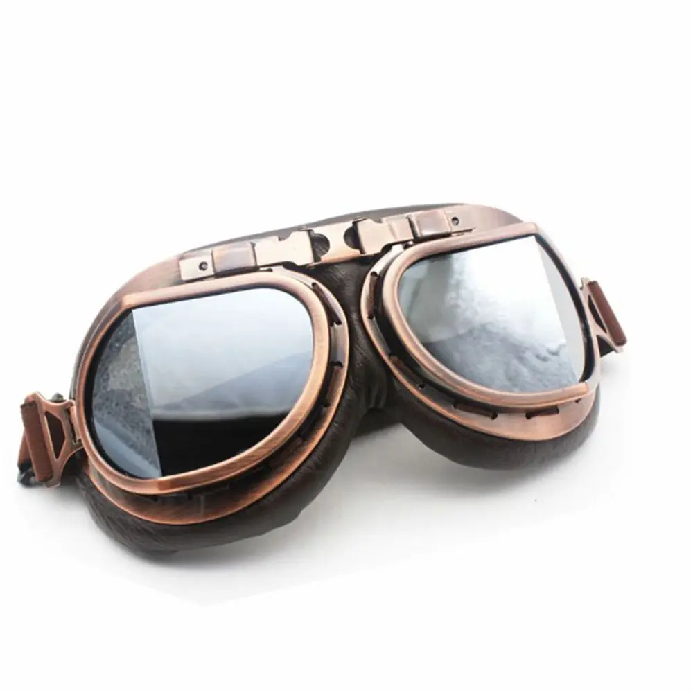Gafas de sol con montura de lente para motocicleta, lentes Retro de Estilo Vintage para Snowboard, Scooter Cruiser y piloto - imagen 3