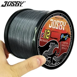 JOSBY Línea trenzada PE 12 hebras – Agua dulce y salada